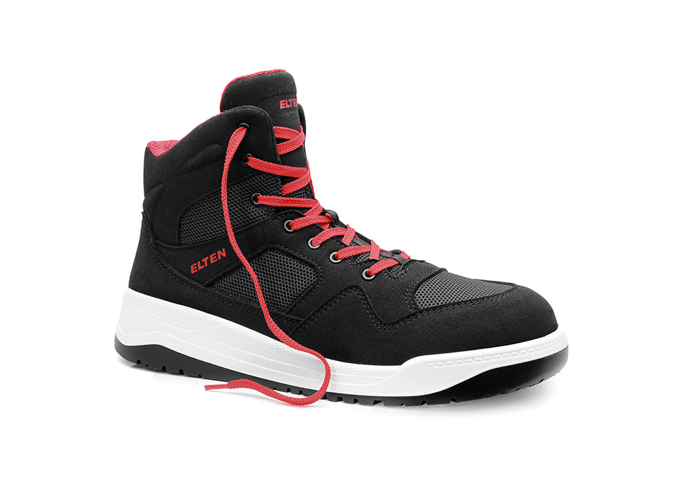 ELTEN LAKERS black Mid ESD S1PS – Sicherheitsschnürstiefel