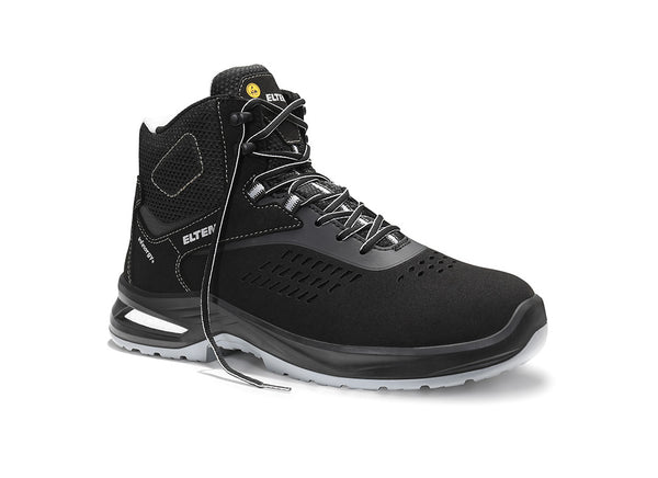 ELTEN RAY XXFIT black-grey Mid ESD S1 Typ 2 – Sicherheitsschnürstiefel