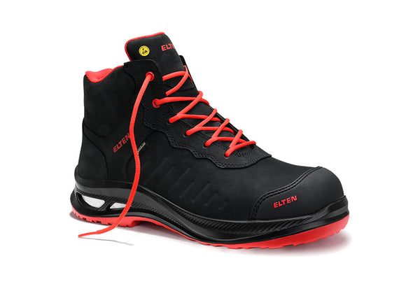 ELTEN STEWART XXG Pro GTX® black-red Mid ESD S3 – Sicherheitsstiefel