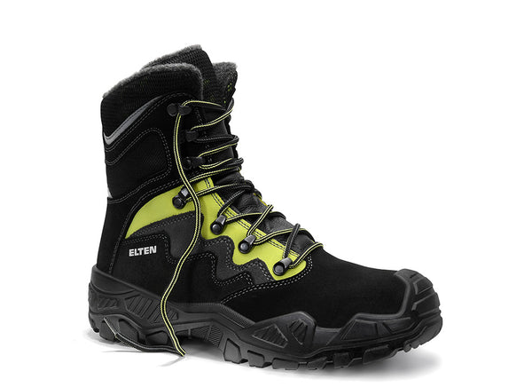 ELTEN MICK black-green High ESD S3S – Sicherheitsschnürstiefel (Form C)