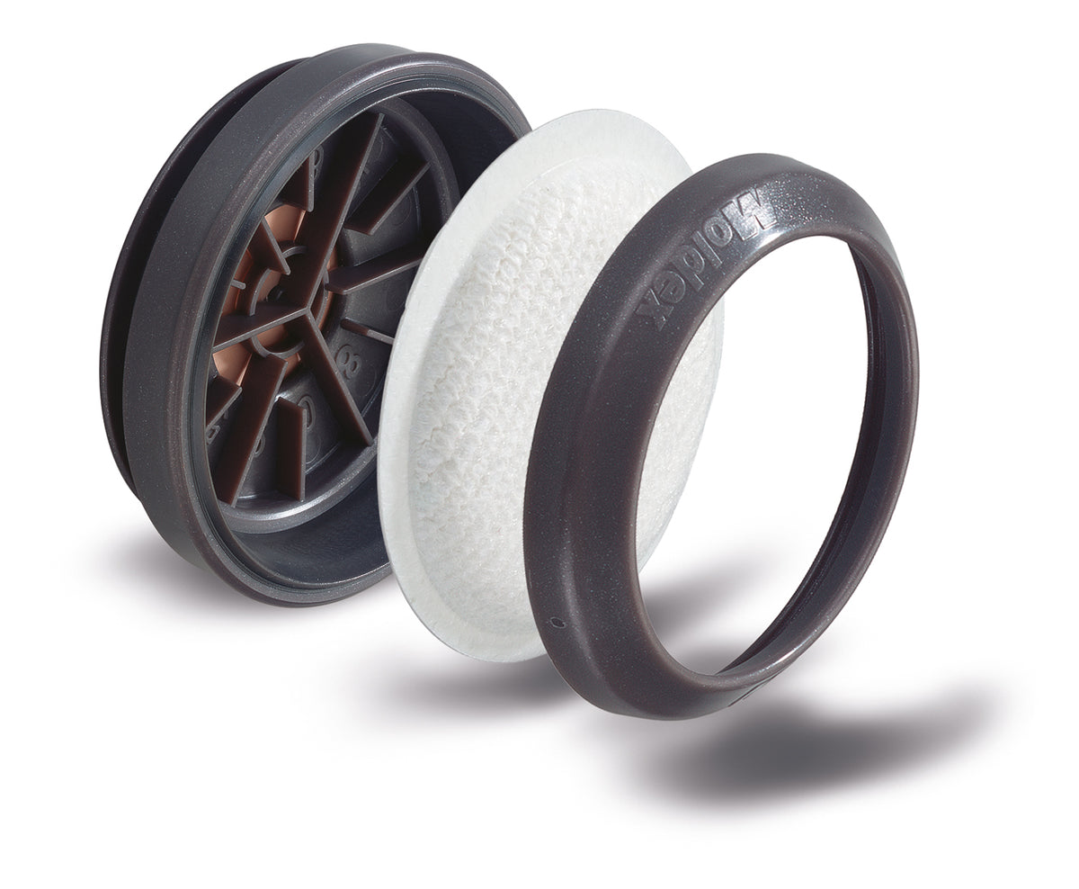 Moldex Partikelfiltereinsatz für Serie 8000, Aufnahme der Partikelfilter ohne Gasfilter