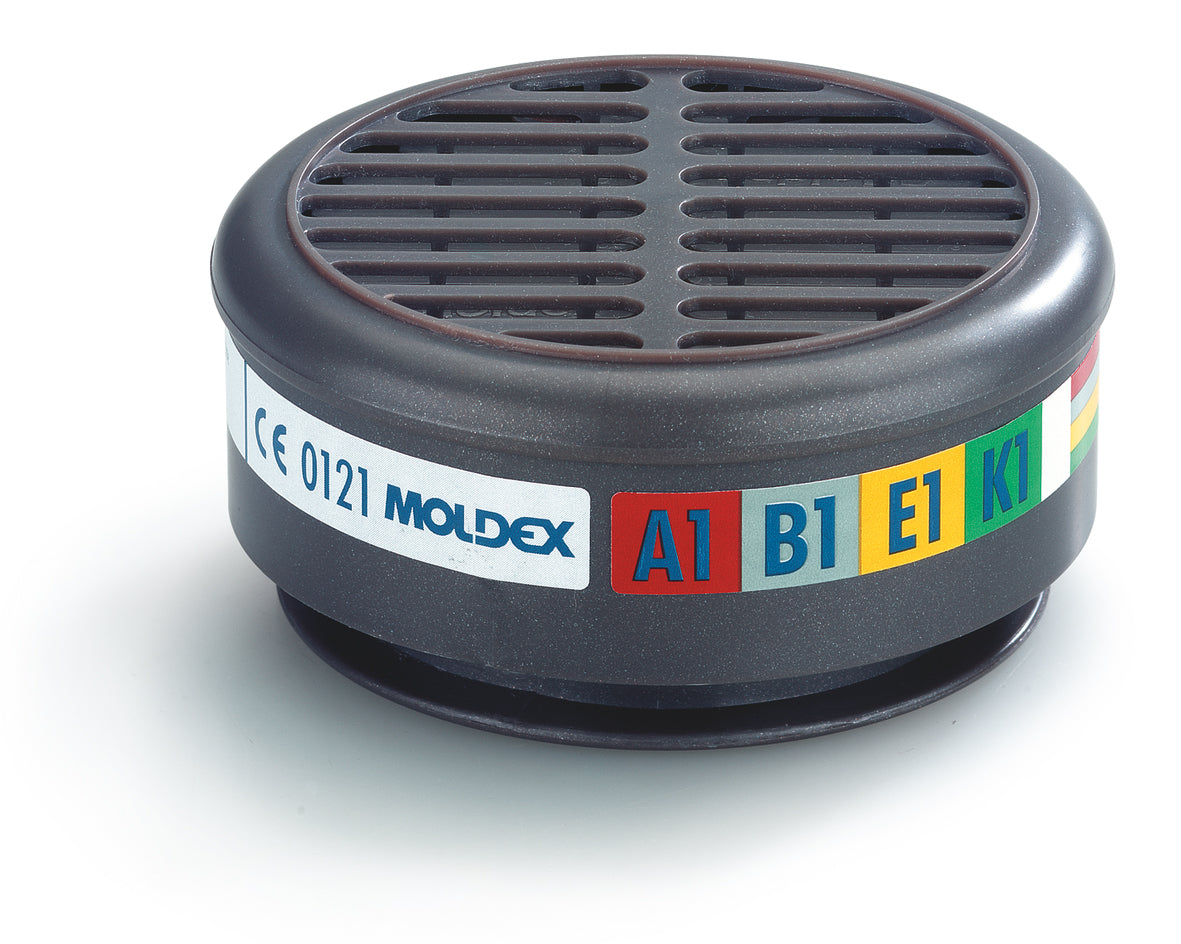 Moldex Gasfilter ABEK1, Serie 8000, organische Gase, anorganische Gase, Saure Gase und Ammoniak