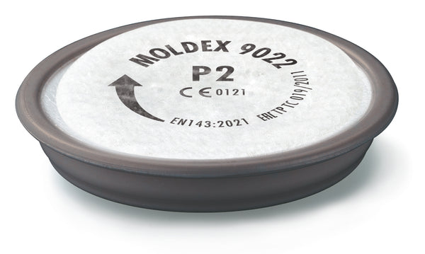 Moldex Partikelfilter P2 + Ozon unter Grenzwert, für Serie 7000 + 9000, EasyLock®