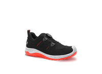 ELTEN MADDOX Kids BOA® black-red Low – Halbschuh