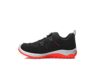 ELTEN MADDOX Kids BOA® black-red Low – Halbschuh