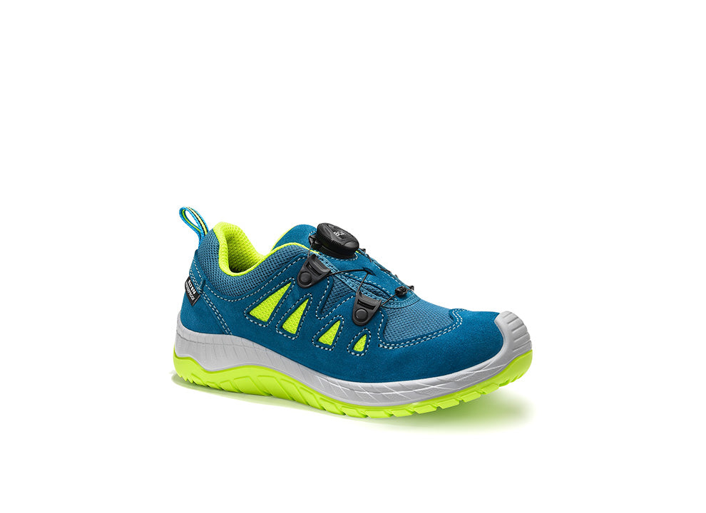 ELTEN MADDOX Kids BOA® petrol-lime Low – Halbschuh