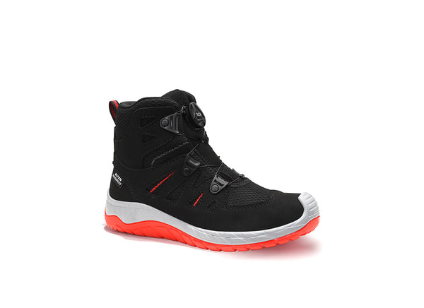 ELTEN MADDOX Kids BOA® black-red Mid – Stiefel