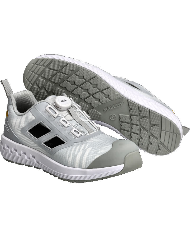 MASCOT® Sicherheitssandalen F0651-704 Weiss/Hellgrau-meliert
