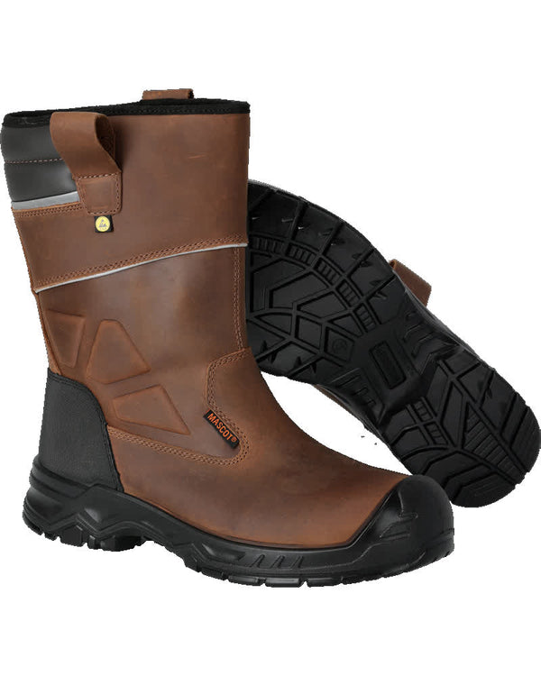 MASCOT® Sicherheitsstiefel F1003-715 Nussbraun/Schwarz