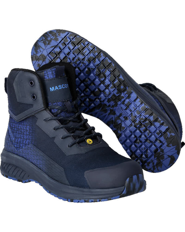 MASCOT® Sicherheitsstiefel F1503-909 Schwarzblau/Azurblau