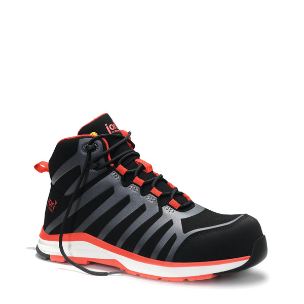 ELTEN jo_RAPID black-red Mid ESD S3S