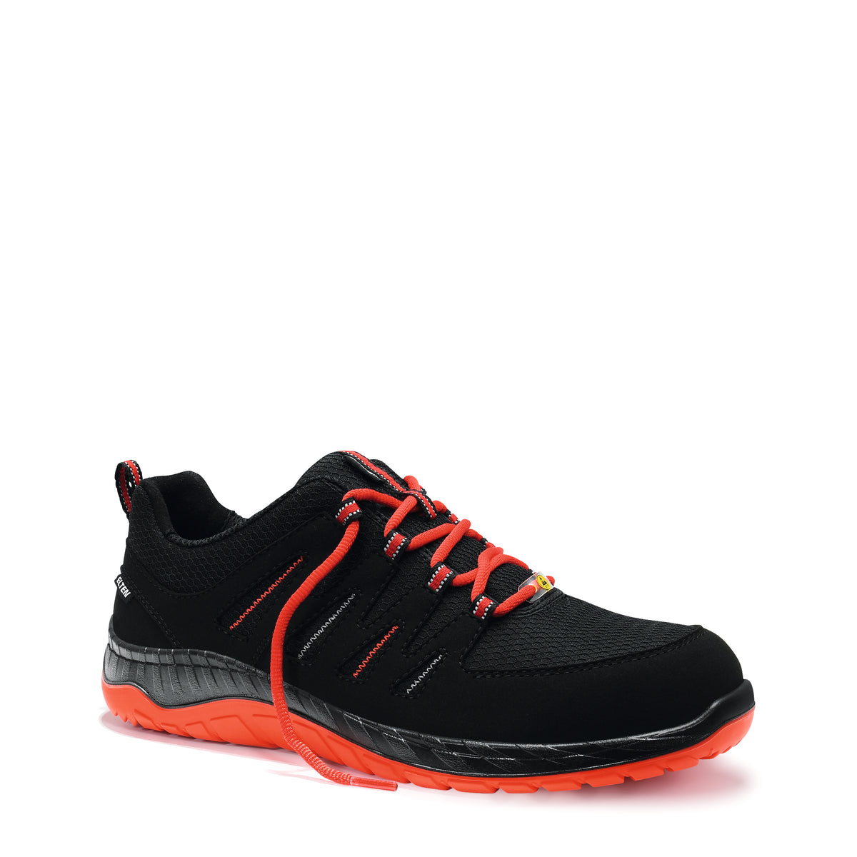 ELTEN MADDOX black-red Low ESD S3S