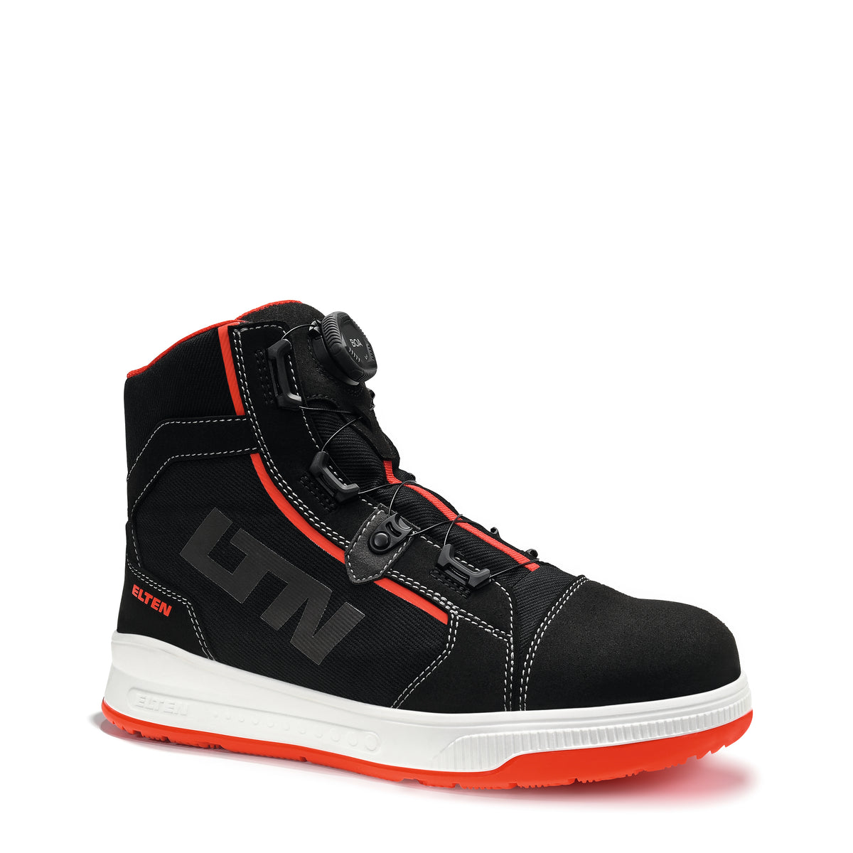 ELTEN ISAAK XXST BOA® black-red Mid ESD S2