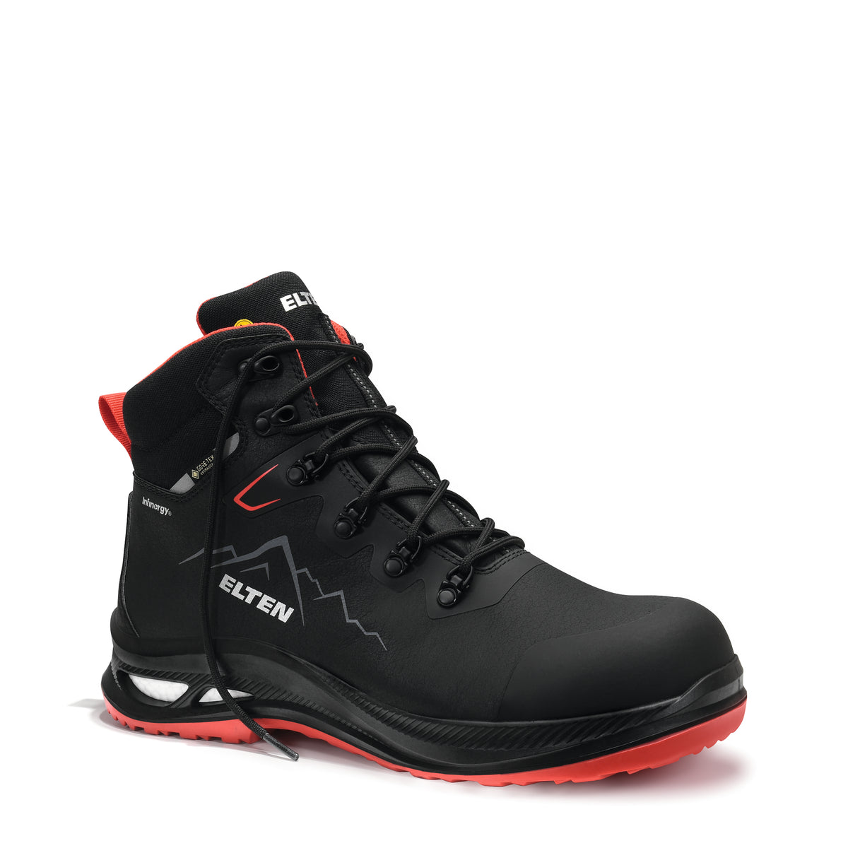 ELTEN NOLAN XXG GTX® black-red Mid ESD S3S WR