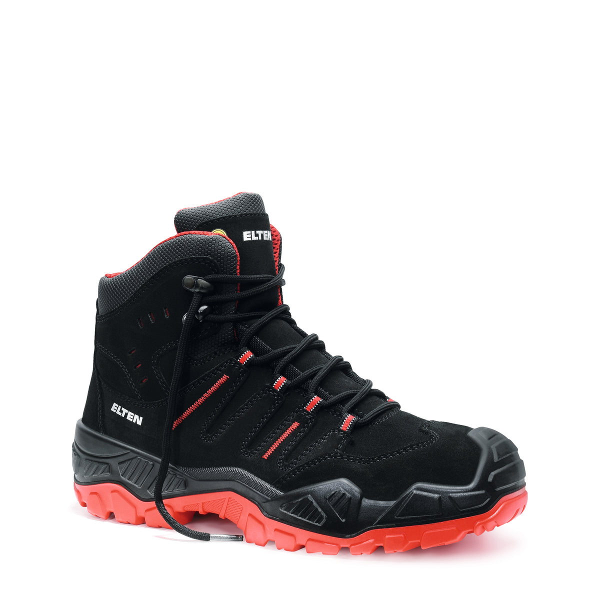 ELTEN QUENTIN black-red Mid ESD S3S