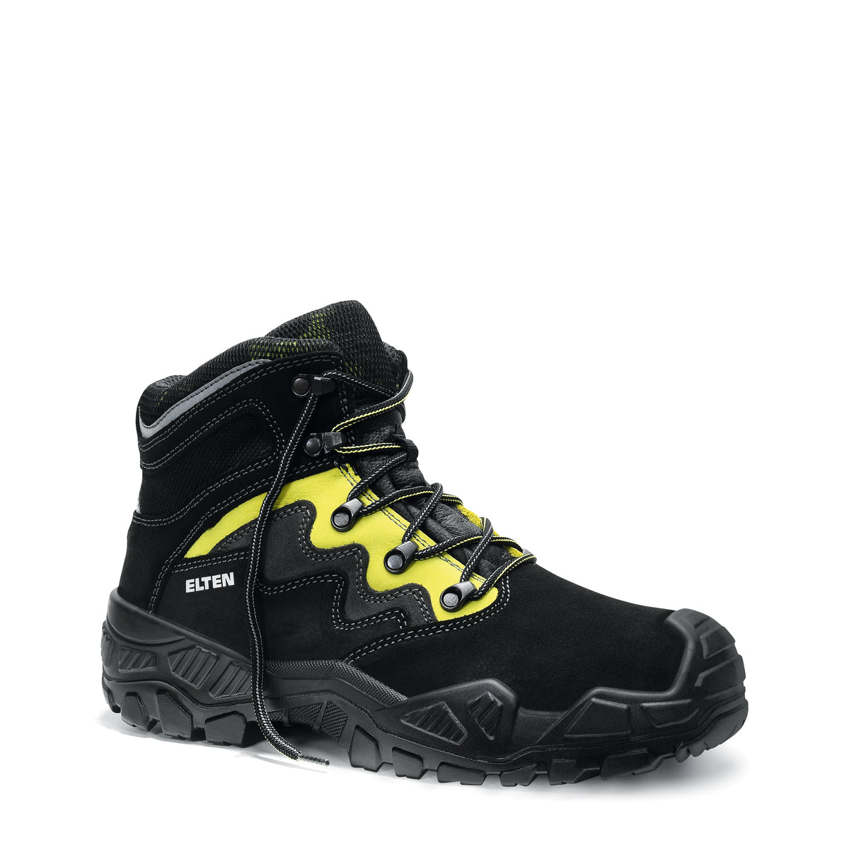 ELTEN MICK black-green Mid ESD S3S