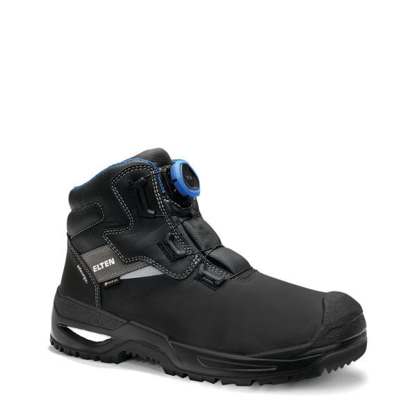 ELTEN STEFANO XXSG BOA® GTX® black-blue Mid ESD S3S WR