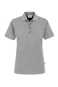 HAKRO Damen Poloshirt Classic 110 grau meliert