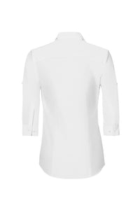 HAKRO 3/4-Arm-Vario Bluse MIKRALINAR® 120 weiß