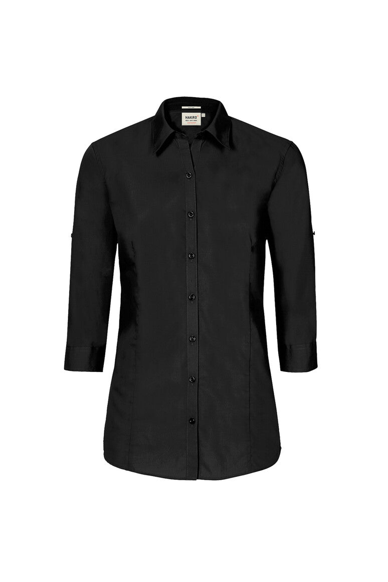 HAKRO 3/4-Arm-Vario Bluse MIKRALINAR® 120 schwarz