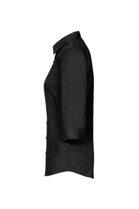 HAKRO 3/4-Arm-Vario Bluse MIKRALINAR® 120 schwarz