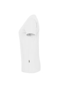 HAKRO Damen V-Shirt Classic 126 weiß