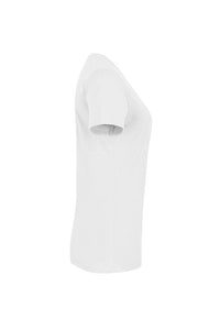 HAKRO Damen V-Shirt Classic 126 weiß