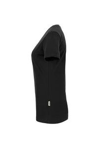 HAKRO Damen V-Shirt Classic 126 schwarz