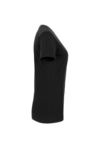 HAKRO Damen V-Shirt Classic 126 schwarz