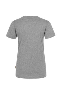 HAKRO Damen V-Shirt Classic 126 grau meliert