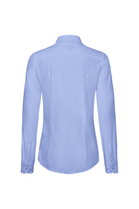 HAKRO Bluse Natural Stretch 129 ozeanblau