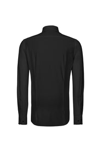 HAKRO Hemd Natural Stretch Regular 130 schwarz