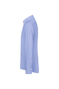 HAKRO Hemd Natural Stretch Regular 130 ozeanblau