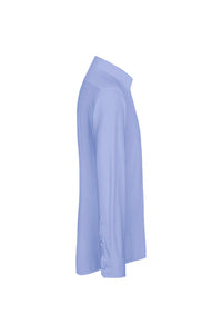 HAKRO Hemd Natural Stretch Regular 130 ozeanblau