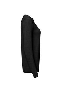 HAKRO Damen Pullover Premium-Baumwolle 135 schwarz
