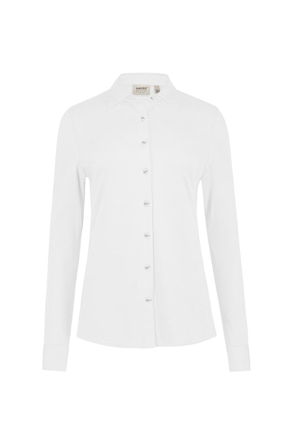 HAKRO COTTON TEC® Bluse 136 weiß