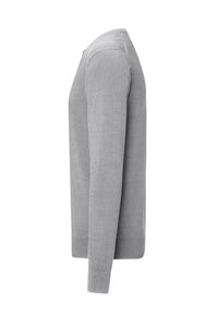 HAKRO Pullover Premium-Baumwolle 145 grau meliert