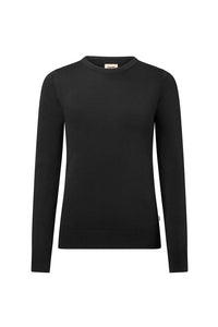 HAKRO Damen Pullover Merino-Wolle 146 schwarz