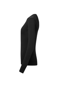 HAKRO Damen Pullover Merino-Wolle 146 schwarz