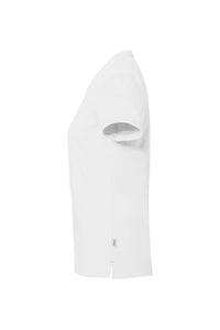 HAKRO COTTON TEC® Damen V-Shirt 169 weiß
