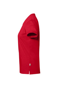 HAKRO COTTON TEC® Damen V-Shirt 169 rot