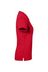 HAKRO COTTON TEC® Damen V-Shirt 169 rot