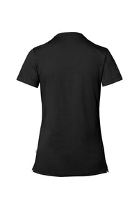 HAKRO COTTON TEC® Damen V-Shirt 169 schwarz