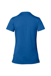 HAKRO COTTON TEC® Damen V-Shirt 169 royalblau