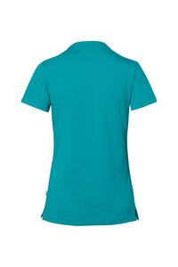 HAKRO COTTON TEC® Damen V-Shirt 169 smaragd
