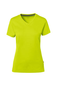 HAKRO COTTON TEC® Damen V-Shirt 169 kiwi