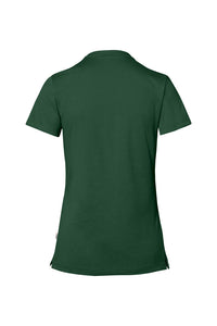 HAKRO COTTON TEC® Damen V-Shirt 169 tanne
