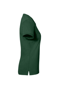 HAKRO COTTON TEC® Damen V-Shirt 169 tanne
