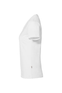 HAKRO Damen V-Shirt Stretch 172 weiß