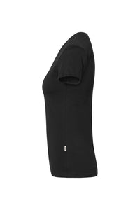 HAKRO Damen V-Shirt Stretch 172 schwarz